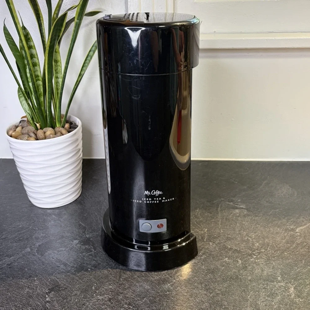 Mr Coffee Iced Tea & Coffee Maker 2-in-1 Brew 2 Quart Black NO Pitcher TESTED!‎